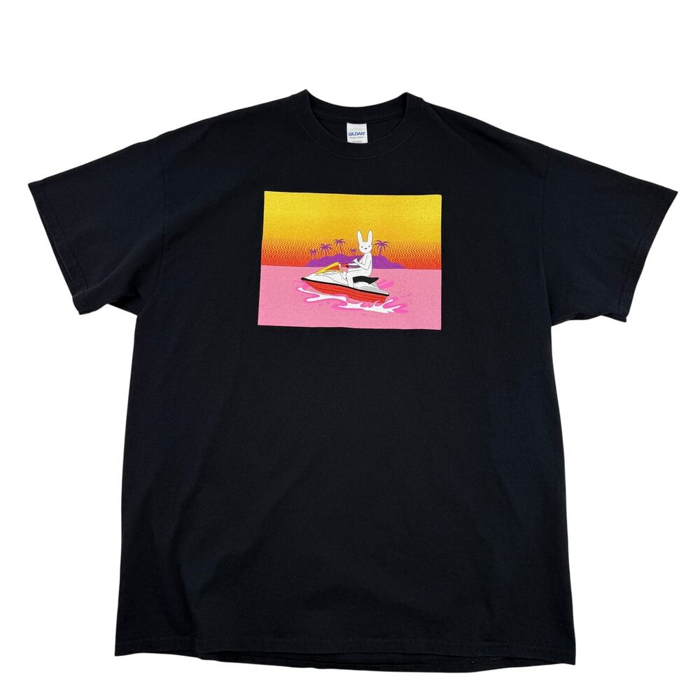 Bad Bunny X100PRE Tour T Shirt Heavy Cotton Regular Fit Size XL 2019 Graphic